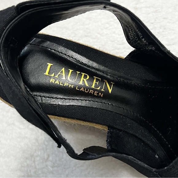 Lauren Ralph Lauren Helma Espadrille Slingback Wedge Sandals - 5.5 - Picture 8 of 12